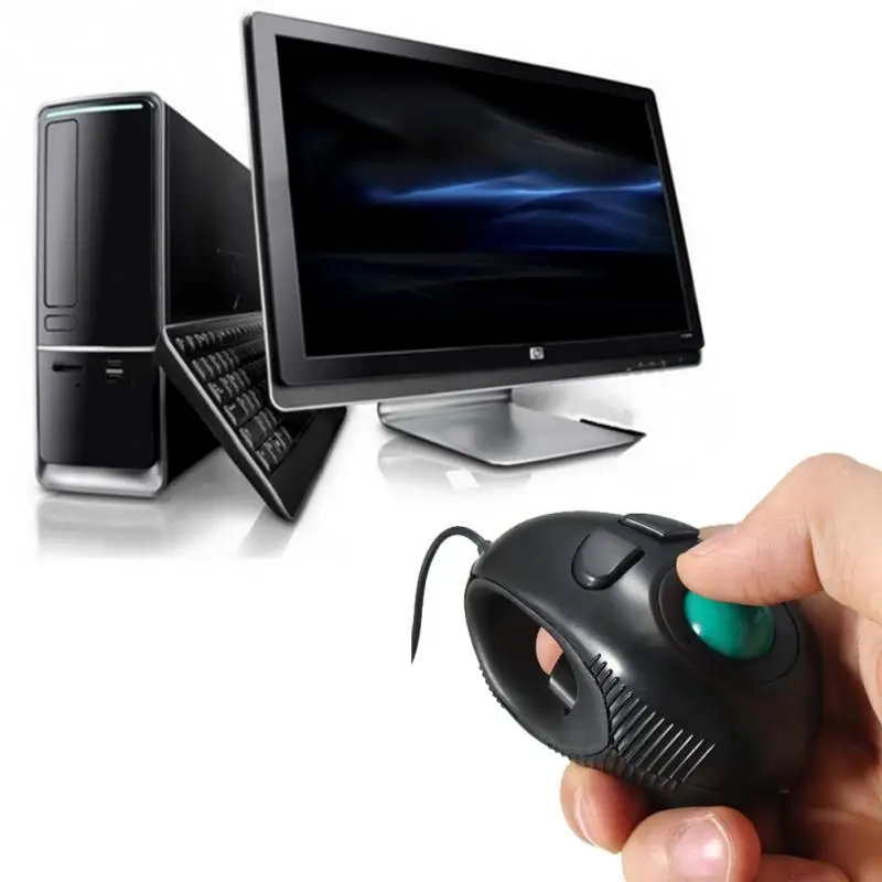 4D USB мини трекбол проводная мышь Мыши управление большим пальцем портативный палец рукоятка мышь для ПК компьютер ноутбук