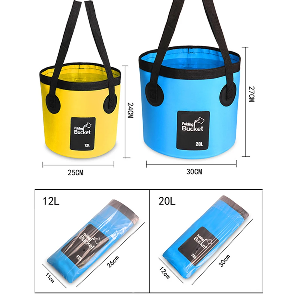 12л Складная Походная сумка для воды путешествий на открытом воздухе Походное