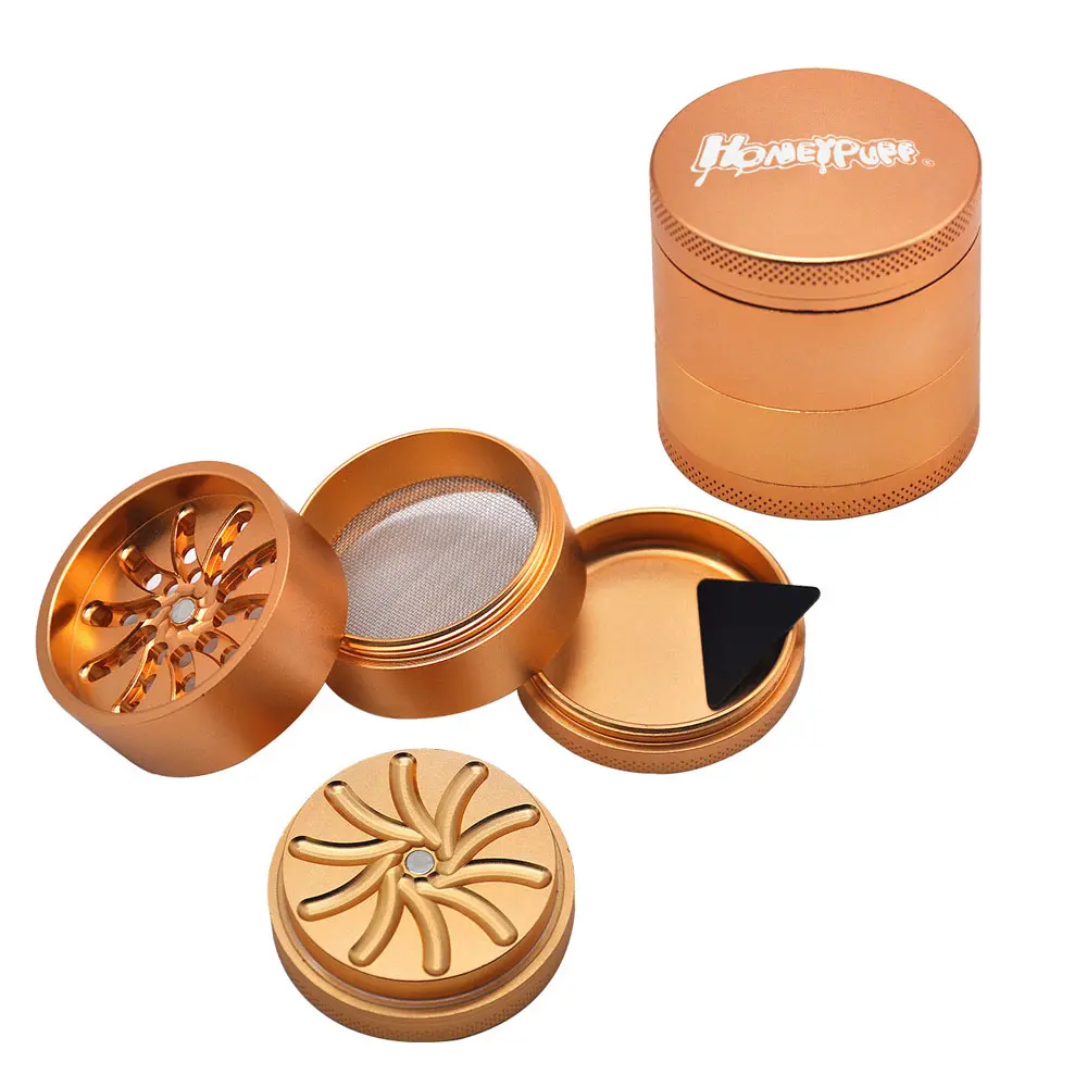 HONEYPUFF алюминий Groove шлифовальный станок по AeroSpaced 53 мм 4 шт Металлические