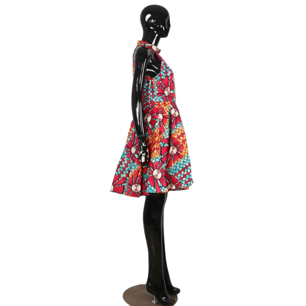 Африканские платья для женщин 2019 длиной до колена повседневные Bazin Ropa De Dama с