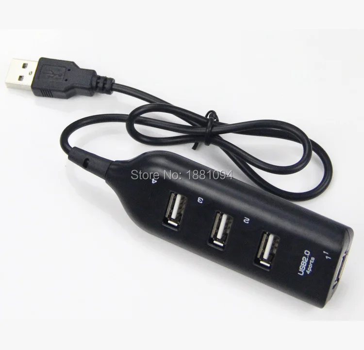 SZAICHGSI мини USB концентратор высокой скорости 4 порта 2 0 с кабелем 480 Мбит/с