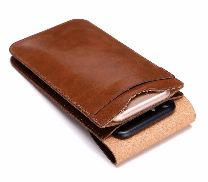 Новый Открытый Микрофибра Кожа Ретро Двойные Слои Талии Сумка Футляры Для Acer Liquid