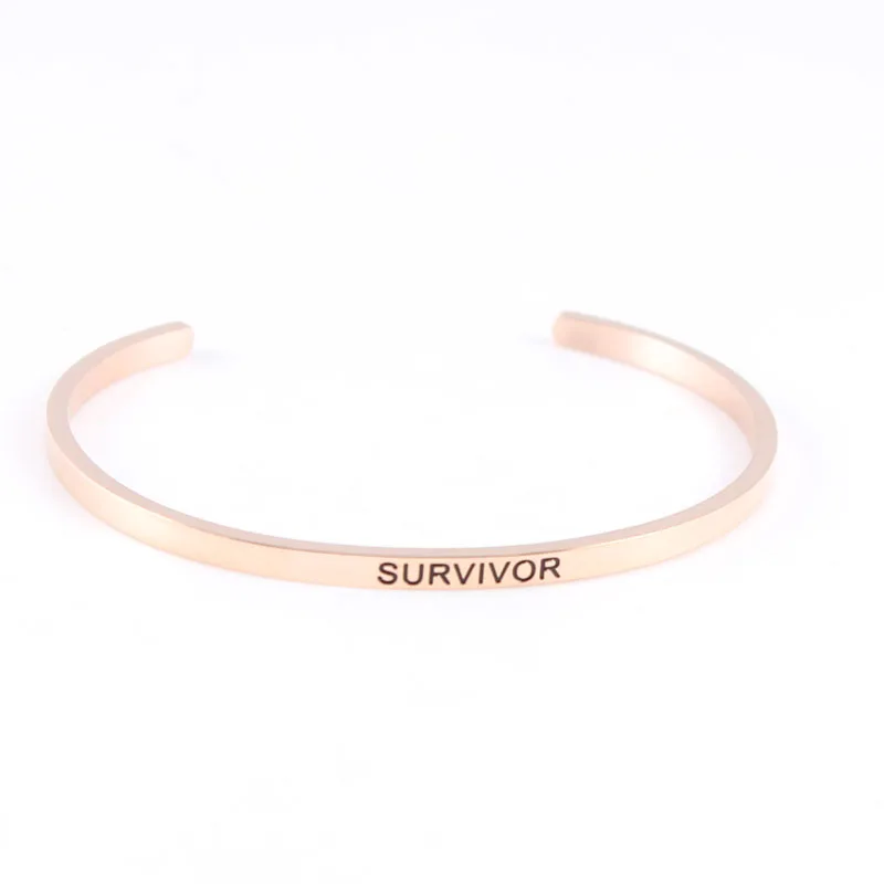 Inspirational Bangles For Women Female Party Jewelry Fashion Bracelets Quote Cuff Bracelet | Украшения и аксессуары