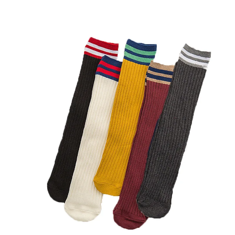 

G10 pairs Girl Student School Socks Fashion Stockings Casual Thigh High Over Knee High Socks Girls Womens Female Long Knee Sock