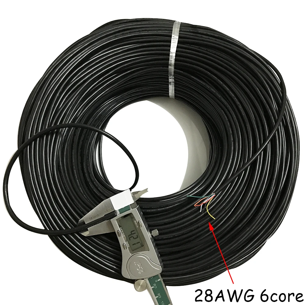 28 AWG 6 7 8 9 10 ядер кабель для USB мыши клавиатуры передачи данных метров DIY ПВХ мягкая