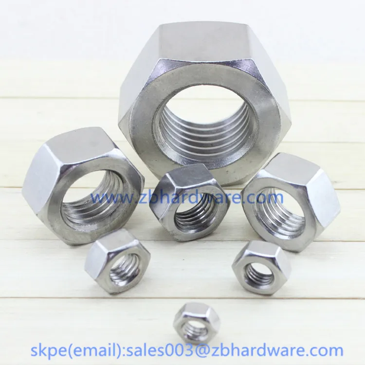 100 шт. M12 DIN934 304 шестигранные гайки из нержавеющей стали гайки|stainless steel hex nuts|hex