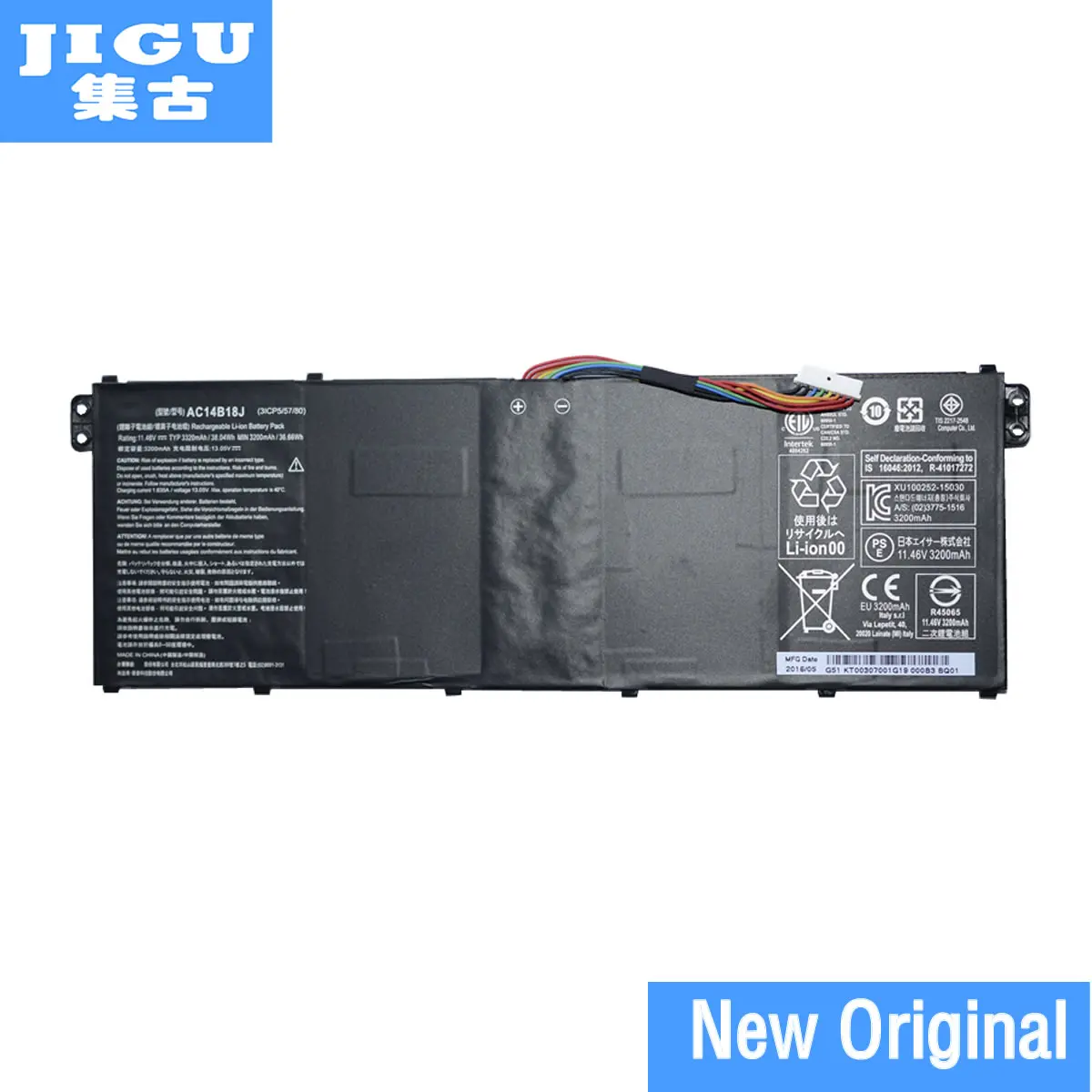 

JIGU Original Laptop Battery AC14B18J FOR ACER Aspire E3-111 E5-731 E5-771G ES1-511 ES1-711 R13 R3-131T R5-471T R7-372T