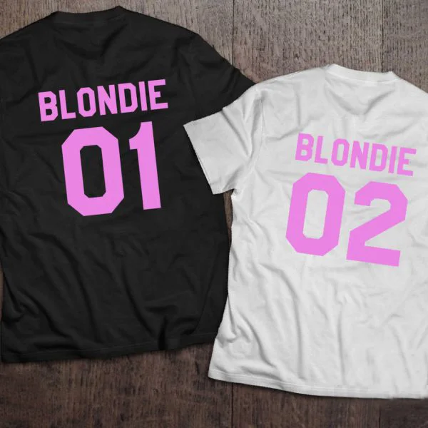 Женская футболка Blondie 01 BLONDIE 02 смешная графическая для девочек|Футболки| |