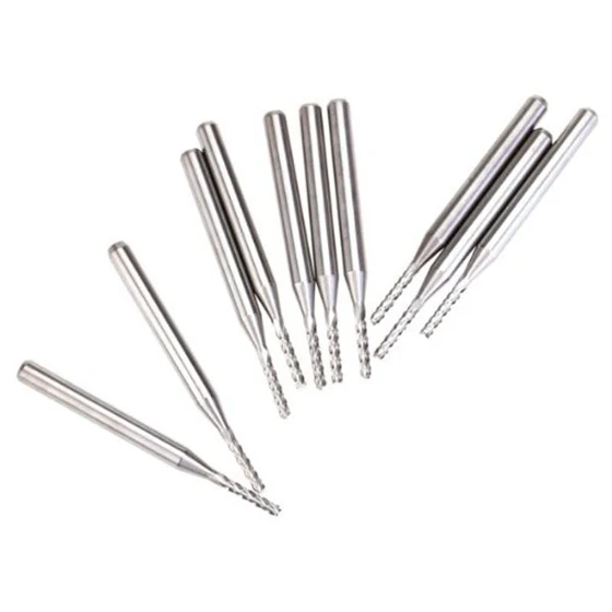 Best price 10Pcs cutter carbide PCB end mill 1.5 mm | Инструменты