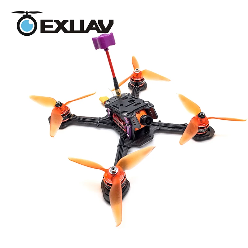 Exuav BBB 3B R214 FPV Racing Drone 214 мм Колесная база X TYPE дизайн углеродного волокна военные