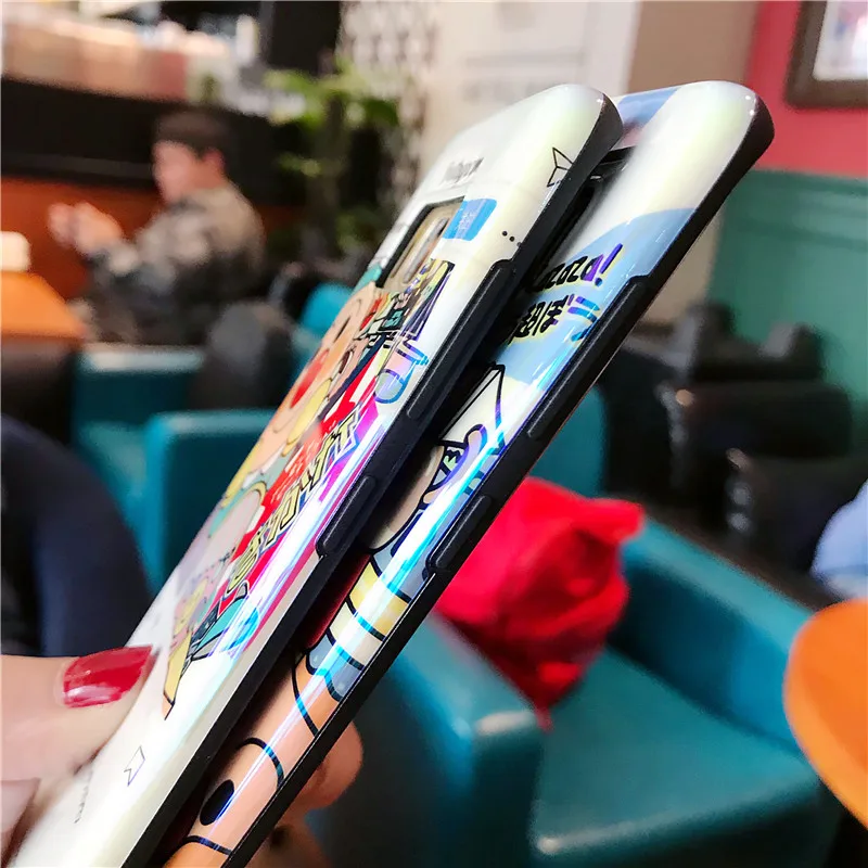 YHBB чехол S для samsung Galaxy S10 милый Apanman блестящий телефона Note 8 9 S8 S9 Plus Blu-Ray мягкий s |