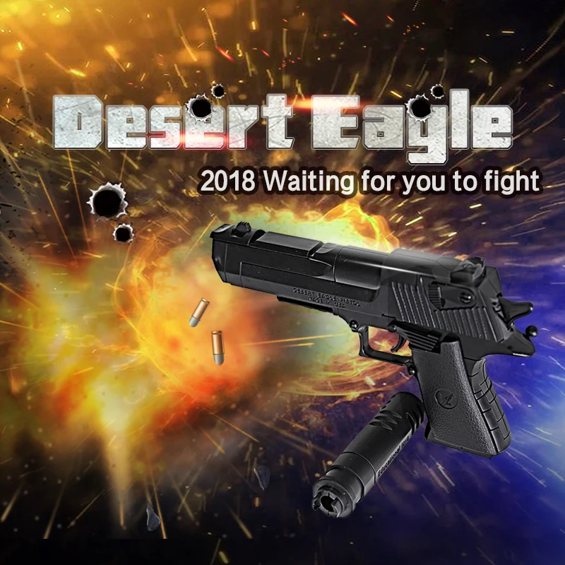 47 шт. Desert Eagle Военная серия Compatibie Legoings Building Blcosk набор игрушек DIY Развивающие