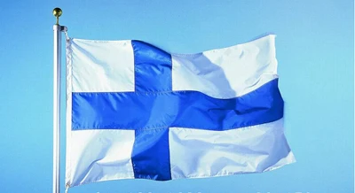 Finland Flag Nation 3ft x 5ft Polyester Banner Flying150* 90cm Custom flag All over the world Worldwide outdoor