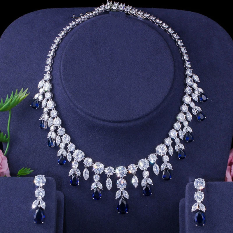 BeaQueen Luxurious African Cubic Zirconia Beads Jewelry Set Nigerian Wedding Yellow Bridal Jewellery Sets For Women JS091 | Украшения и
