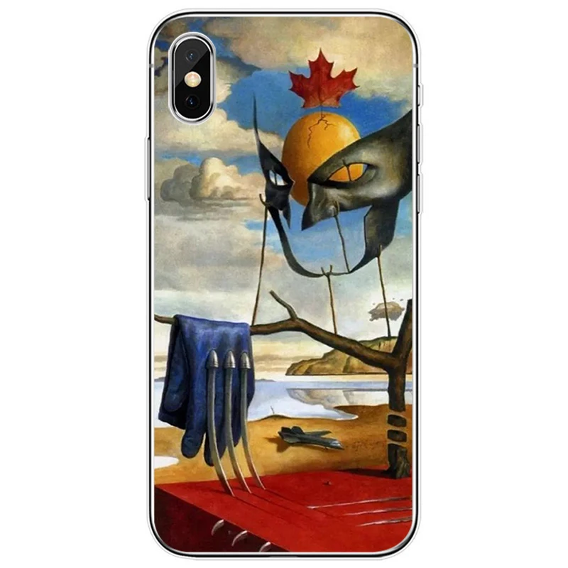 Мягкий силиконовый чехол для телефона Сальвадора Дали iPhone 6 6plus 7 8 plus 5 5S 5C SE X XS XR Max |