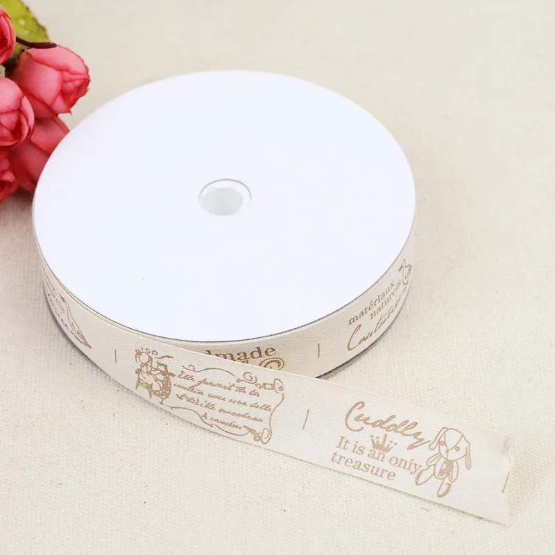 

Ribbon Animal Pattern Embossed Belt Craft Belt Bandage Belt Cotton Belt Classic Clothing Home Decoration Accessories Polyester