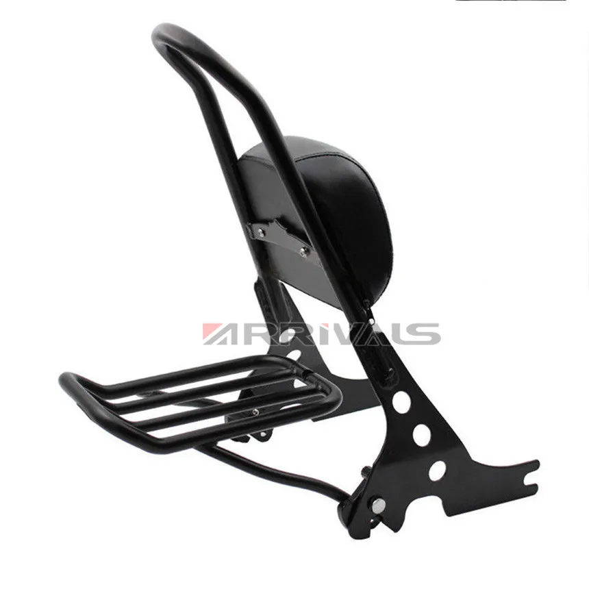 Багажник для мотоцикла и подушка спинки пассажира Для Harley Sportster 883 1200 XLH XL 883C 883R 1200R