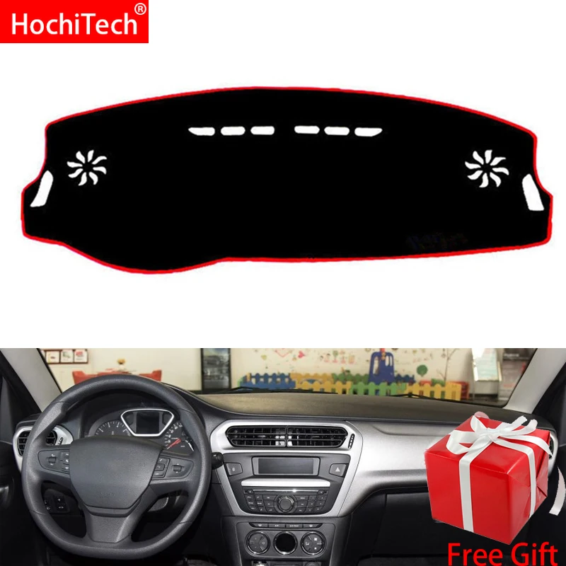

Чехлы на приборную панель автомобиля для citroen ailice 2014 2015 2016-2019