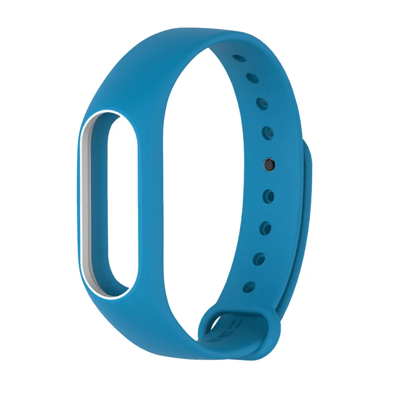 Двухцветный ремешок для mi band 2 сменный силиконовый браслет аксессуары смарт