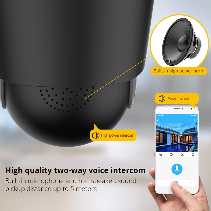ATFMI 1080P HD IP камера Onvif CCTV двухсторонняя аудио камера ночного видения Поддержка tf-карты Cloud Stroage 433 расширение