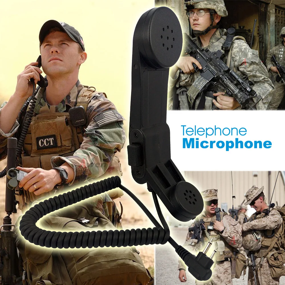 Армейский телефон плечо ручной динамик микрофон для Motorola CP160 EP450 GP300 GP68 GP88 GP88S HYT TC-500 рация