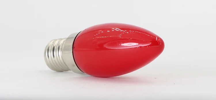 Lampadina Светодиодная лампа светильник E12 маленький 1,5 W зиму красными свечами ампулы лампы накаливания 220 В энергосберегающие лампы светильник для Будды красный Лотос