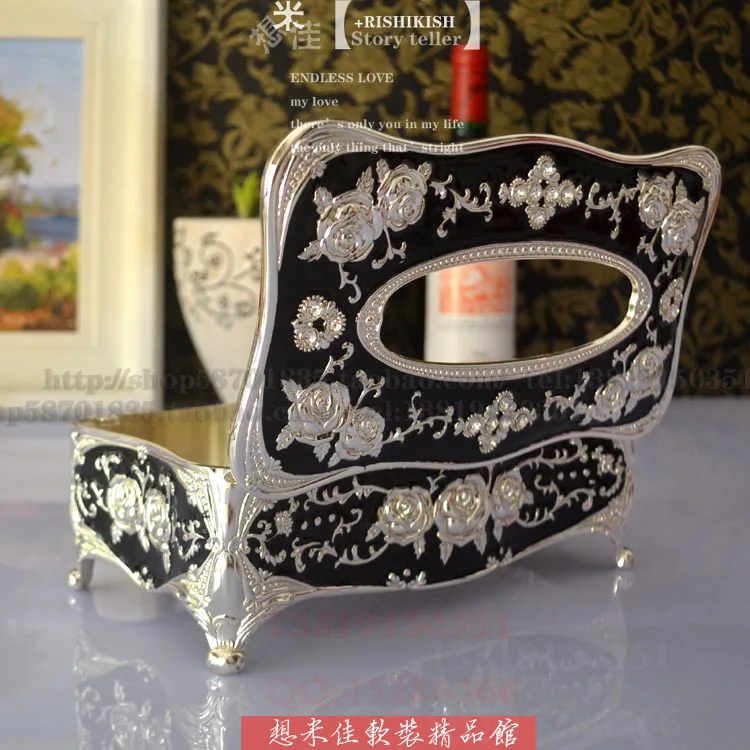 Роскошная модная коробка в европейском стиле полностью металлическая для