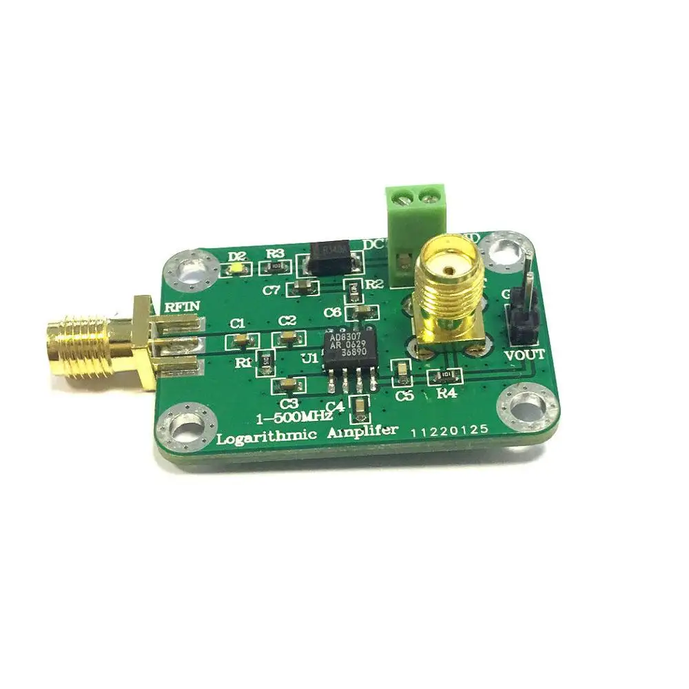 DYKB AD8307 1 МГц 500 широкополосный RF детектор радиочастот измеритель мощности