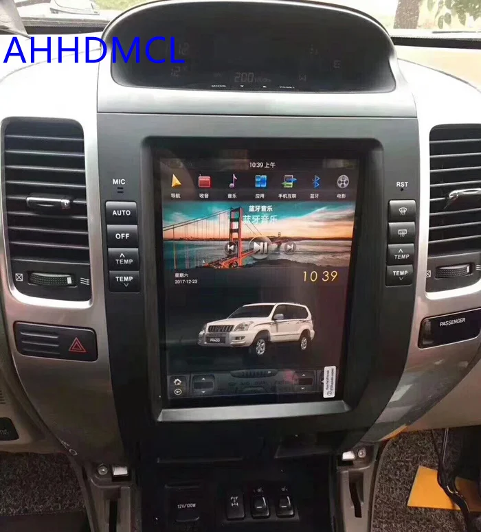 Автомобиль Тесла Стиль мультимедийный плеер ПК PAD Android 6 0 gps BD вертикальный Экран