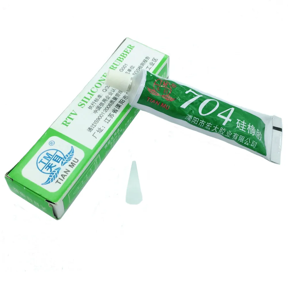 5pcs 704 fixed high temperature resistant silicone rubber insulated sealing glue waterproof thermal conductive | Обустройство дома
