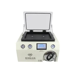 newest tbk 408a 15 inch vacuum pump lcd oca laminating machine debubbler in one machine for smart phone touch screen refurbish free global shipping