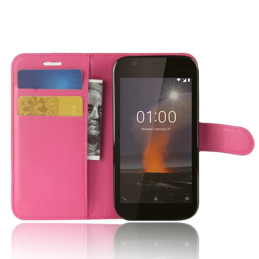 Для Nokia 1 чехол Nokia 1 Чехол Флип Роскошный PU кожаный чехол для телефона чехол для Nokia 1 TA-1047 TA-1060 TA-1056 TA-1079 TA-1066 TA