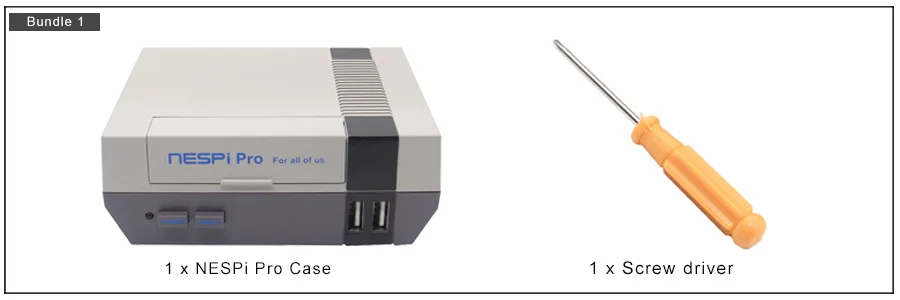 Чехол Raspberry Pi 3 B+(Plus) NESPi Pro с игровой консолью RTC NES FS style | Корпус для Raspberry Pi 3 Model B+, 3B