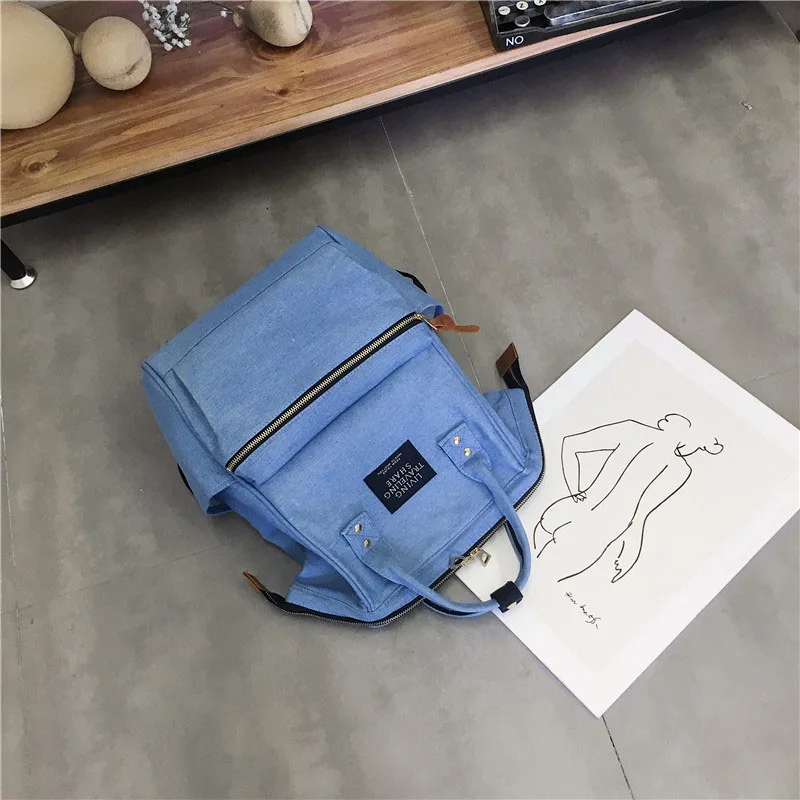 Tasche рюкзак для девочек школьные сумки задний вместительный джинсовая