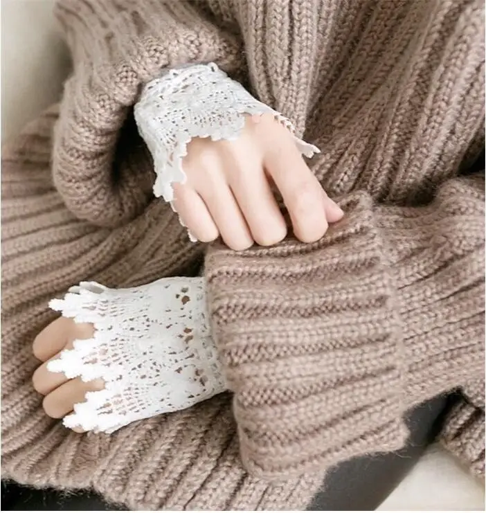 Черные кружевные перчатки в стиле стимпанк 1 шт.|lace gloves|black lace gloveslace black gloves |