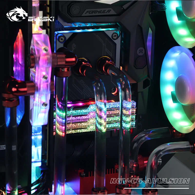 Bykski резервуар для воды для COUGAR AVULSION pc чехол, прозрачный водный щит, акриловый резервуар для водяного охлаждения, RGV-CG-AVULSION