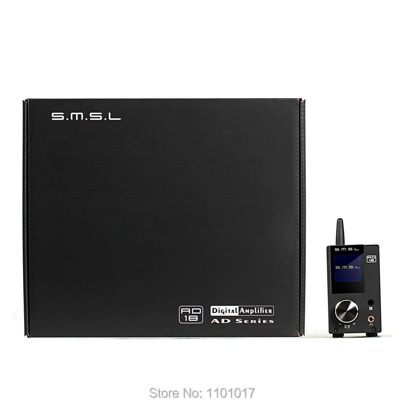SMSL AD18 80 Вт * 2 настольный ЦАП усилитель HIFI EXQUIS DSP USB Bluetooth оптический/коаксиальный