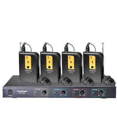 Беспроводная микрофонная система Takstar TC 4R VHF 4 Body pack mic для вещания