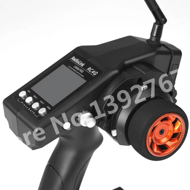Original RadioLink RC4G 2.4G 4CH Gun Controller Transmitter + R4EH-G Receiver Radio Control System RC Car Remote Boat | Игрушки и хобби