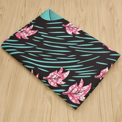 Black Maple Leaf Ретро Анкара Африканский полиэстер воск принты ткань для DiY ручной работы Вышивание женская одежда платье аксессуары поставки - Цвет: Black Maple Leaf