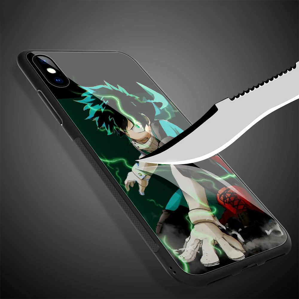 Lavaza с героями из мультфильма Мой Boku без герой закаленного стекла чехол