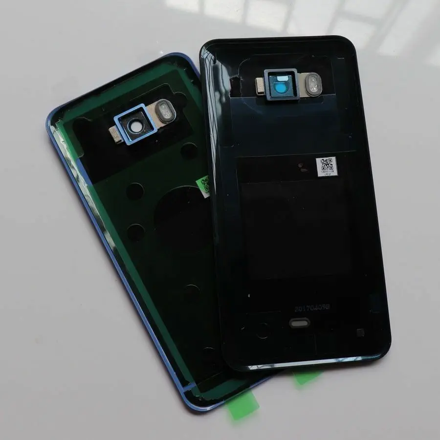 5 дюймов Стекло сзади Корпус дверные замки для HTC U11 задняя Батарея крышка чехол с