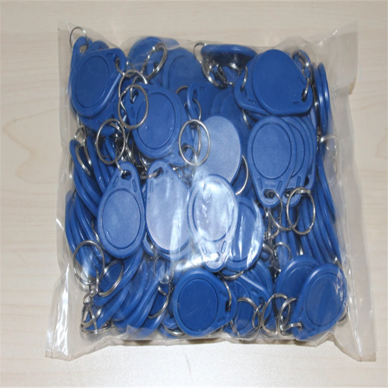 100 шт./лот 125 кГц ID брелок rfid метка TK4100 EM4100 контроль доступа карта посещаемости