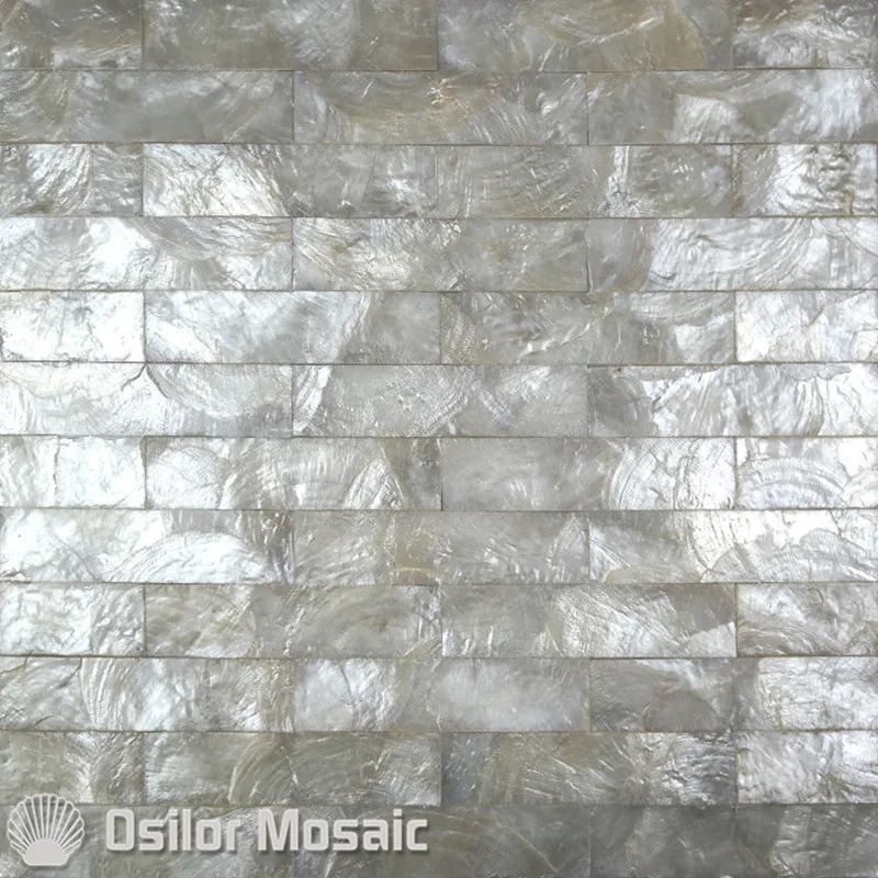 

brick pattern 100% capiz shell mother of pearl mosaic tile for living room wall tiles