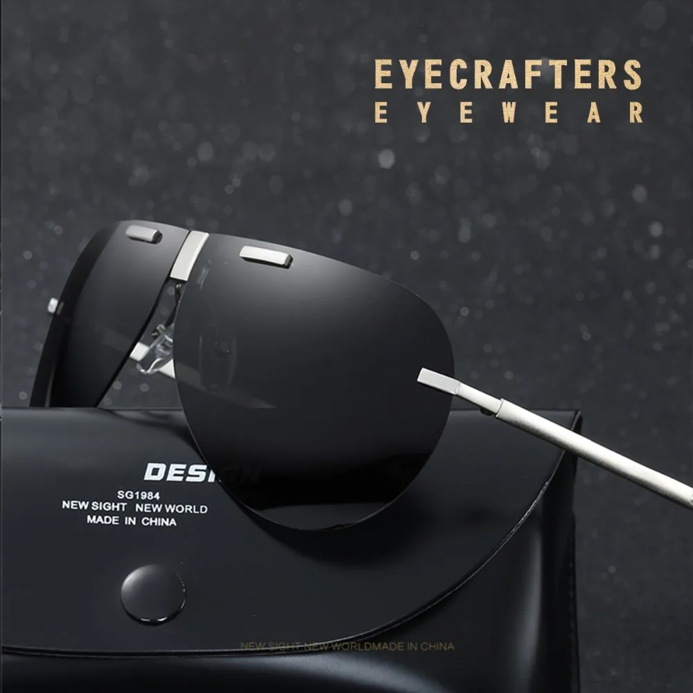 Складные солнцезащитные очки Eyecrafters поляризованные мужские для вождения с