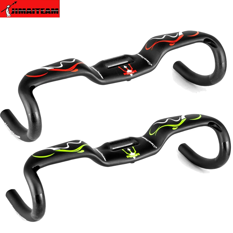 JIMAITEAM руль для велосипеда горного шоссейного из углеродного волокна Аксессуары |