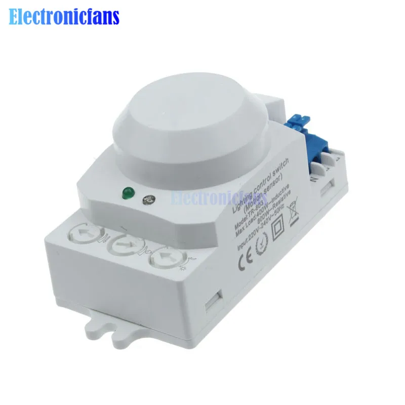 220V AC 400W 5.8GHz 360 Degree Microwave Movement Radar Sensor Switch Light Switch Induction Microwave Motion BC-360A