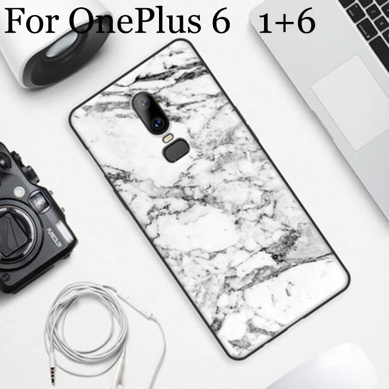 2 шт. дерево зерна для OnePlus6 чехол мягкий OnePlus 6 задняя крышка One Plus6 1 + телефона one plus