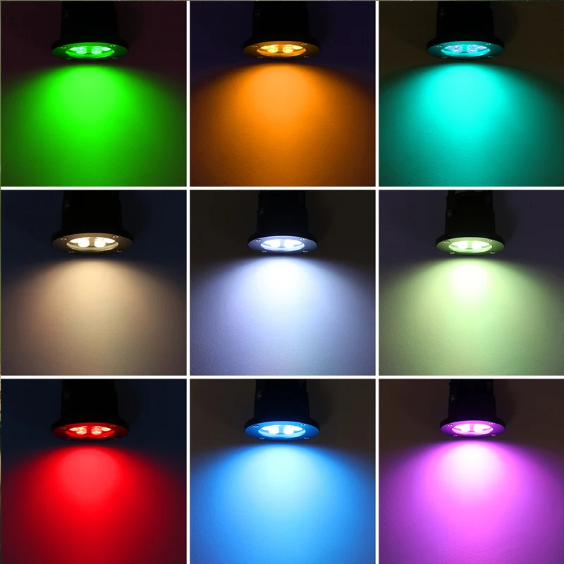 Konesky 12 Вт RGB прожектор для газона Точечный светильник лампа с дистанционным