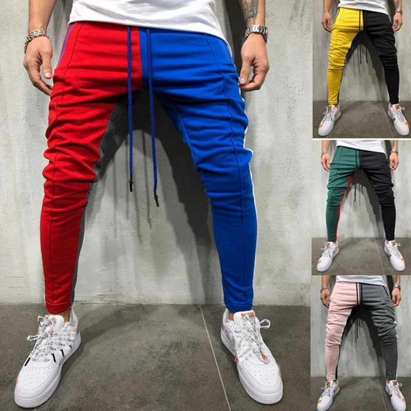 Хай-стрит из кусков Для мужчин брюки от Harlan в стиле хип-хоп размер: slim fit Штаны